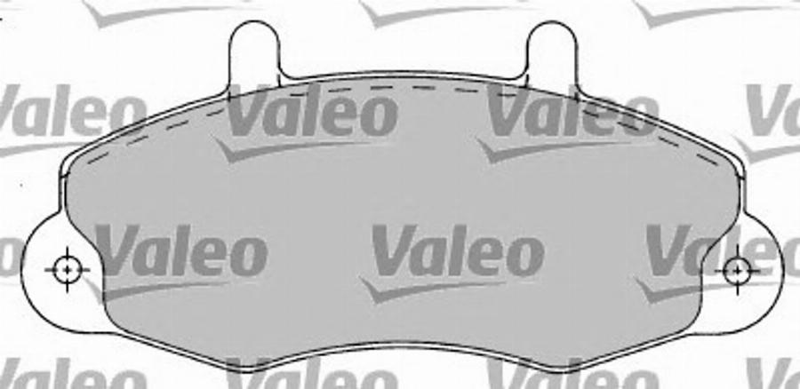 Valeo 597156 - Brake Pad Set, disc brake autospares.lv