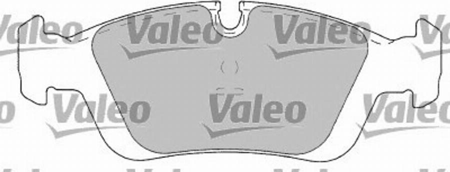 Valeo 597163 - Brake Pad Set, disc brake autospares.lv