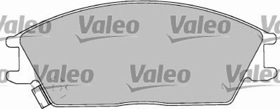 Valeo 597100 - Brake Pad Set, disc brake autospares.lv