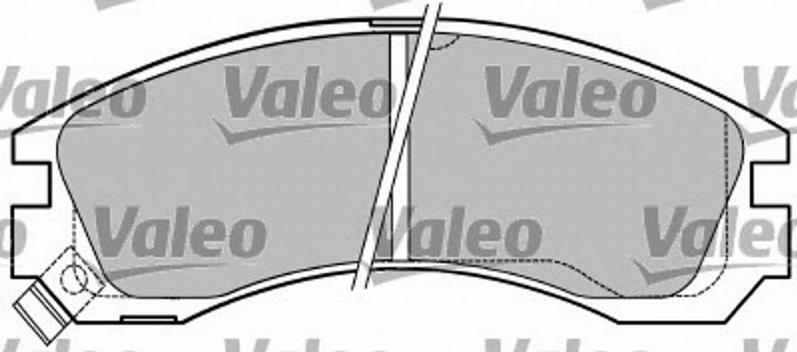 Valeo 597179 - Brake Pad Set, disc brake autospares.lv