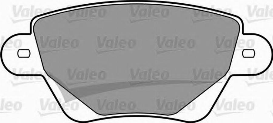 Valeo 597392 - Brake Pad Set, disc brake autospares.lv