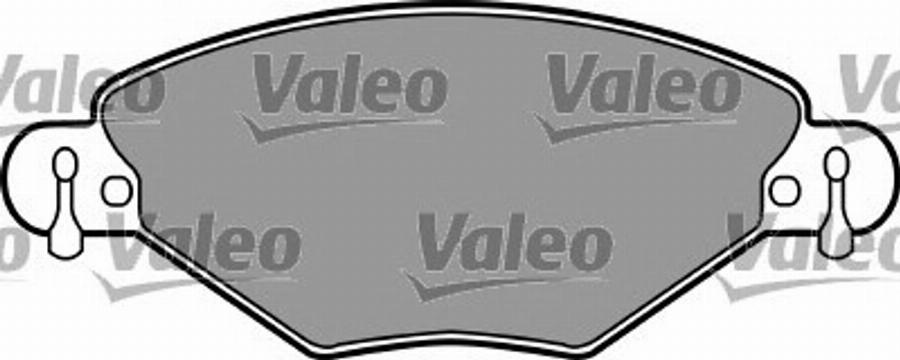 Valeo 597368 - Brake Pad Set, disc brake autospares.lv