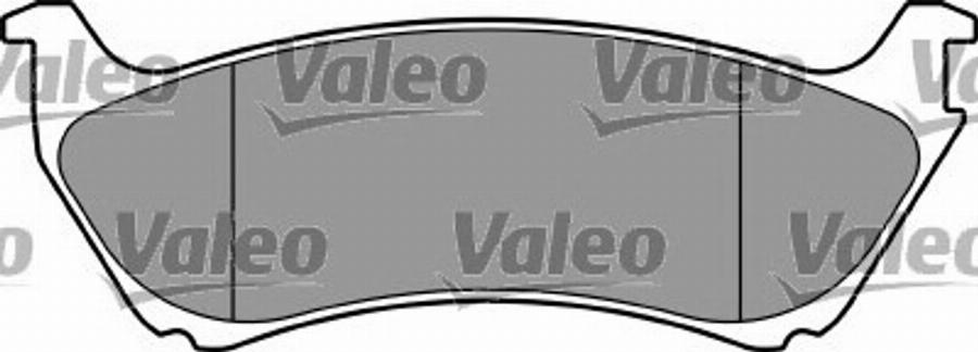 Valeo 597317 - Brake Pad Set, disc brake autospares.lv