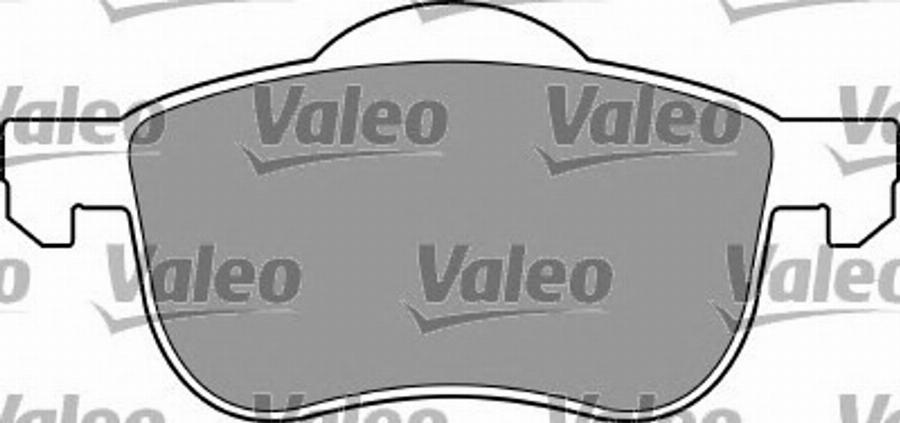 Valeo 597320 - Brake Pad Set, disc brake autospares.lv