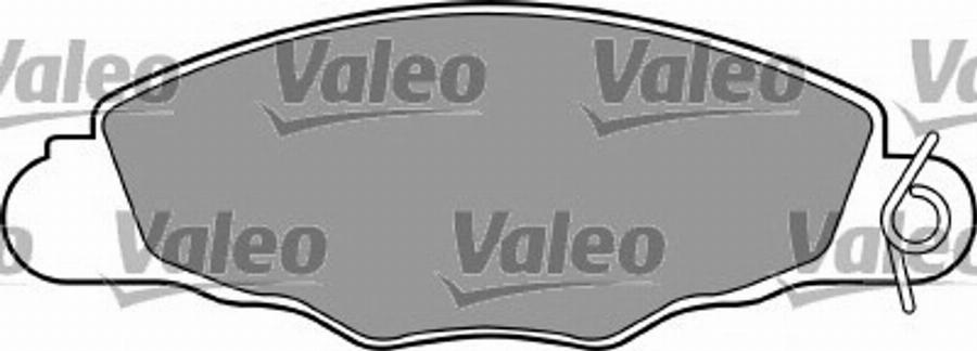 Valeo 597328 - Brake Pad Set, disc brake autospares.lv