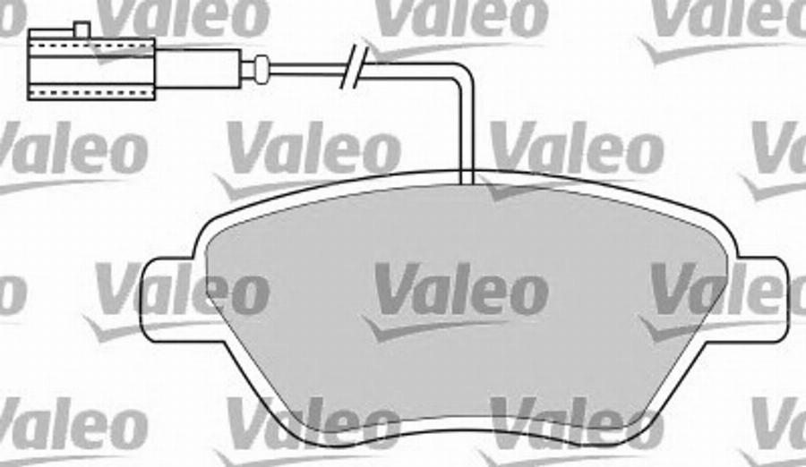 Valeo 597370 - Brake Pad Set, disc brake autospares.lv
