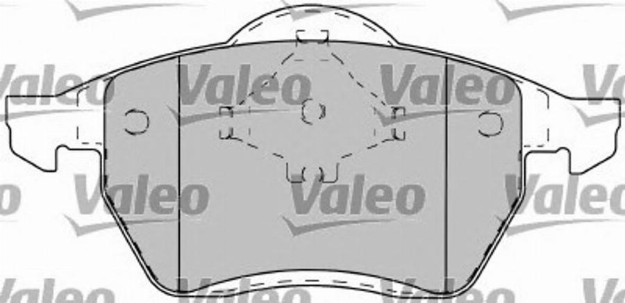 Valeo 597260 - Brake Pad Set, disc brake autospares.lv