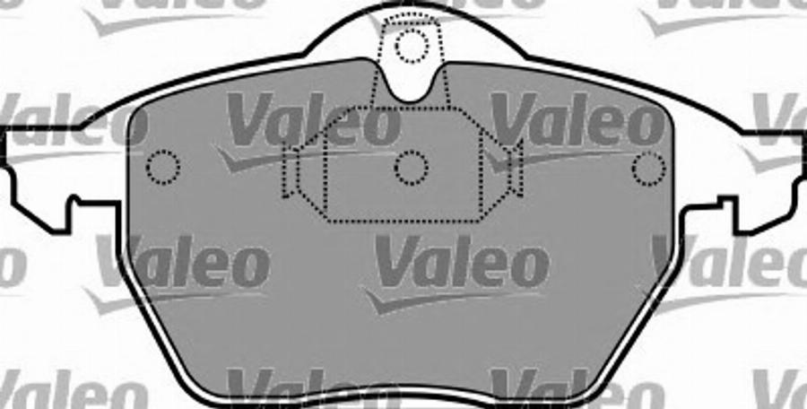 Valeo 597277 - Brake Pad Set, disc brake autospares.lv