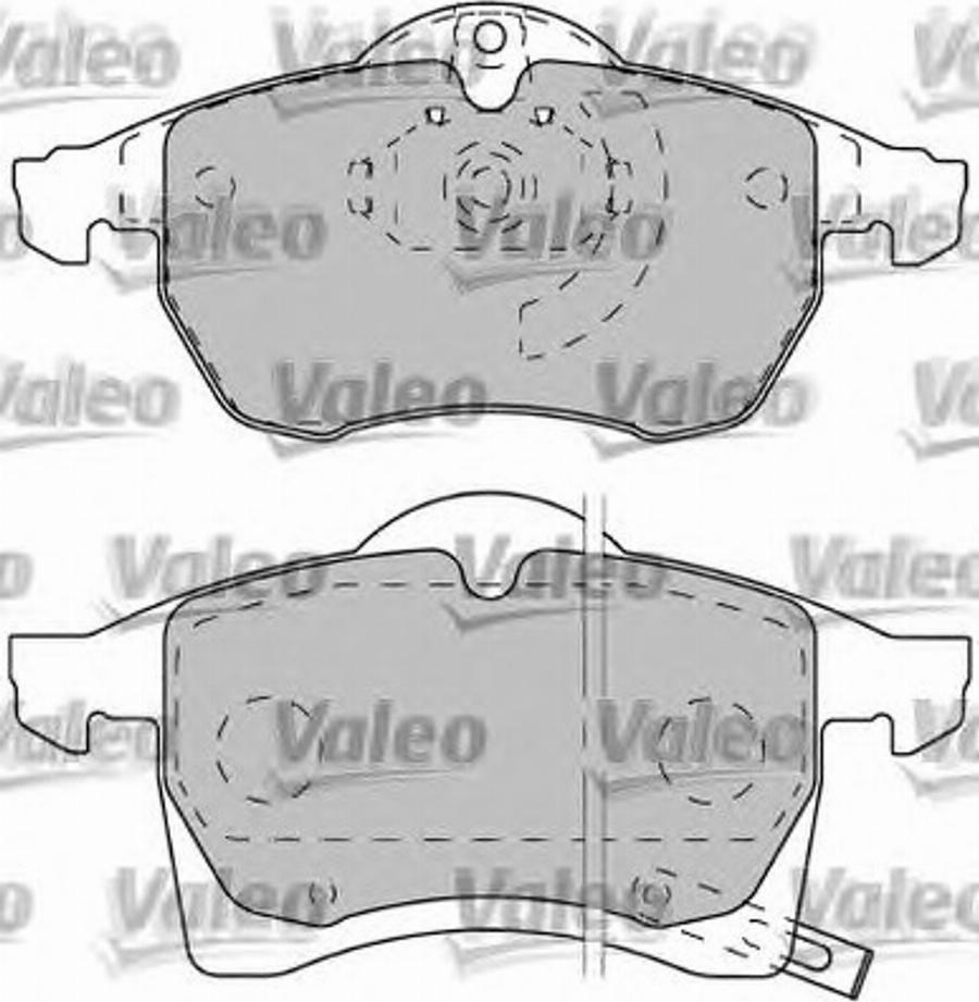 Valeo 540945 - Brake Pad Set, disc brake autospares.lv