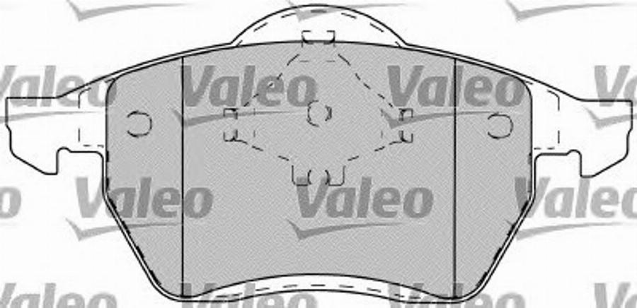 Valeo 540 497 - Brake Pad Set, disc brake autospares.lv