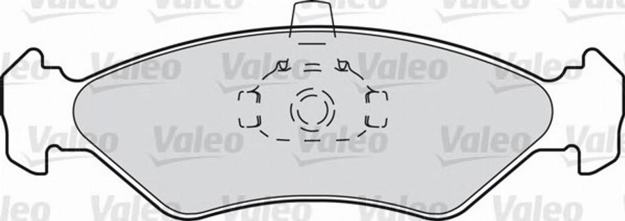 Valeo 540 447 - Brake Pad Set, disc brake autospares.lv