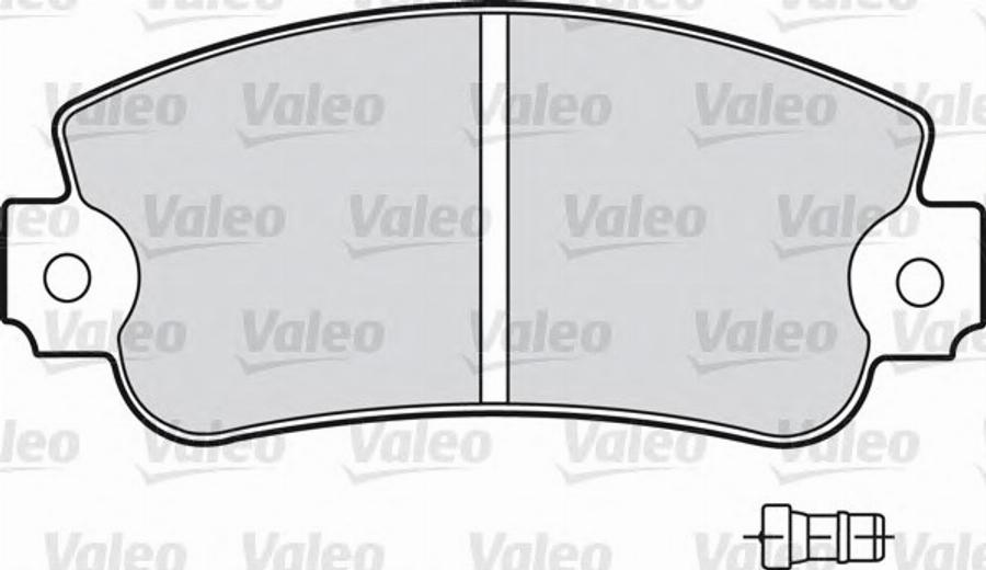 Valeo 540464 - Brake Pad Set, disc brake autospares.lv