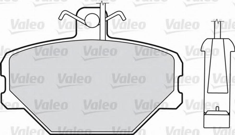 Valeo 540 406 - Brake Pad Set, disc brake autospares.lv