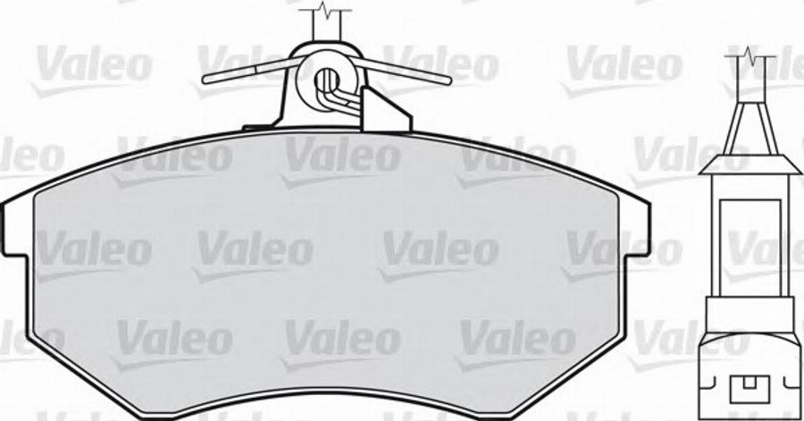 Valeo 540 401 - Brake Pad Set, disc brake autospares.lv