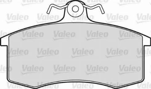 Valeo 598660 - Brake Pad Set, disc brake autospares.lv
