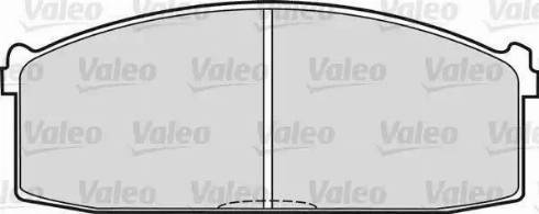 Valeo 540410 - Brake Pad Set, disc brake autospares.lv