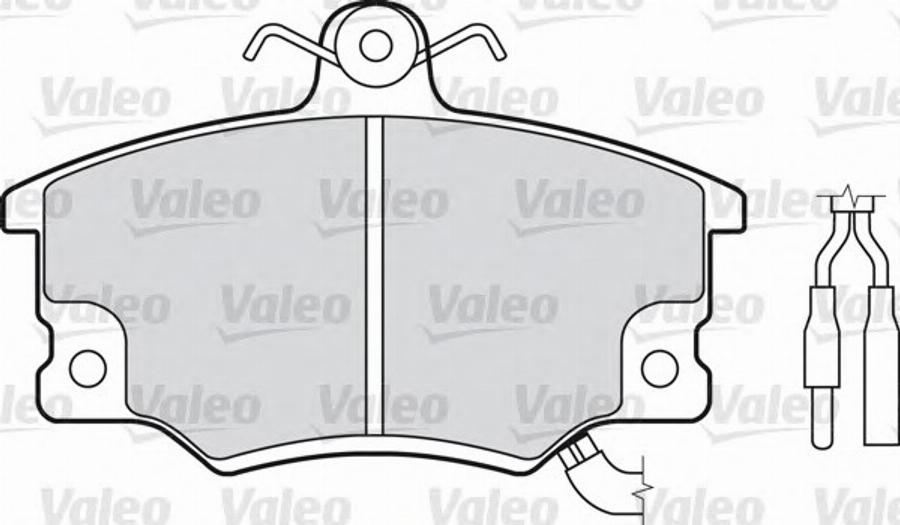 Valeo 540 483 - Brake Pad Set, disc brake autospares.lv