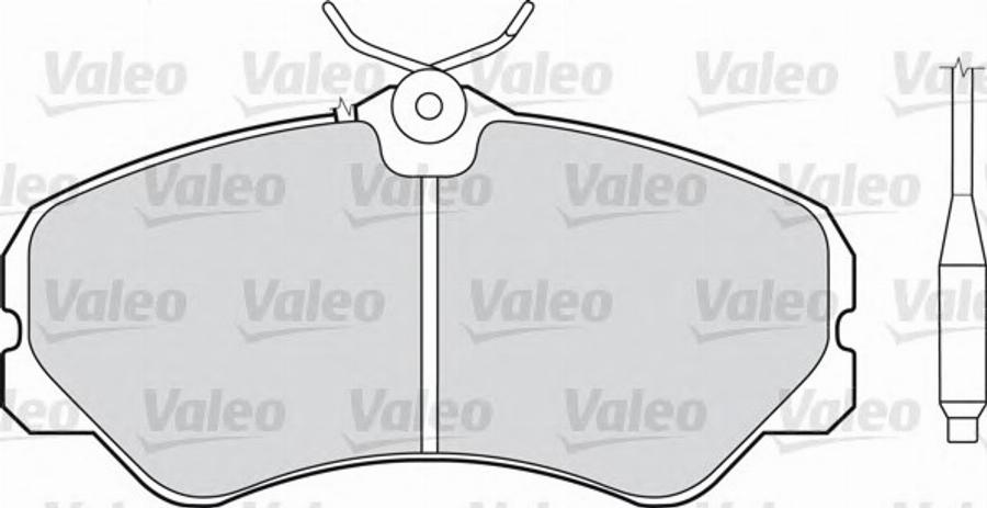 Valeo 540 434 - Brake Pad Set, disc brake autospares.lv