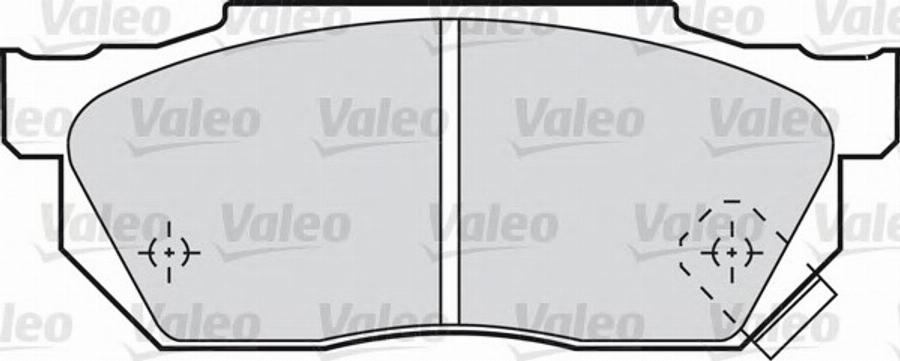 Valeo 540 438 - Brake Pad Set, disc brake autospares.lv