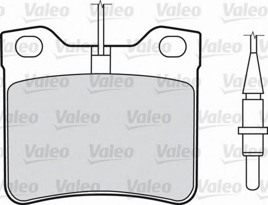 Valeo 540 429 - Brake Pad Set, disc brake autospares.lv