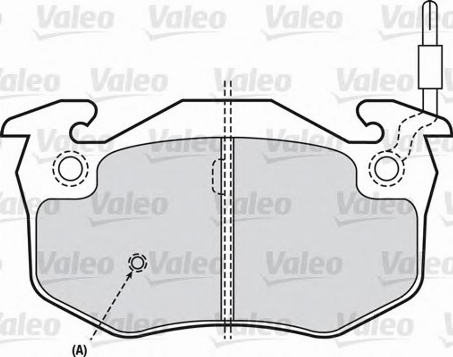 Valeo 540 420 - Brake Pad Set, disc brake autospares.lv