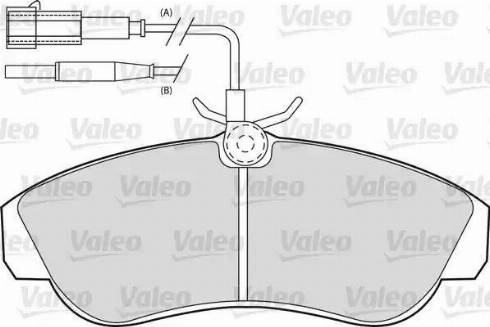 Valeo 540547 - Brake Pad Set, disc brake autospares.lv