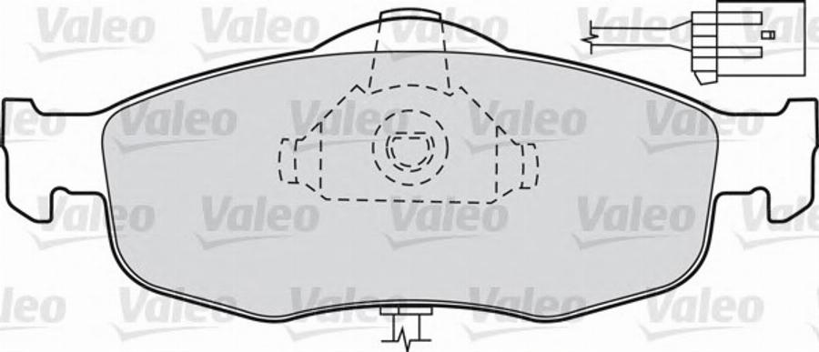 Valeo 540 555 - Brake Pad Set, disc brake autospares.lv