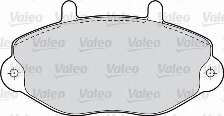 Valeo 540 558 - Brake Pad Set, disc brake autospares.lv