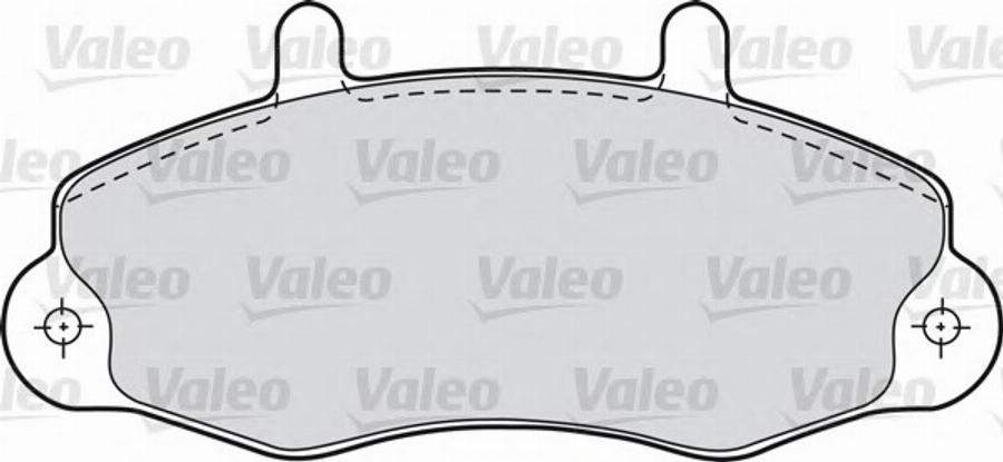 Valeo 540 557 - Brake Pad Set, disc brake autospares.lv