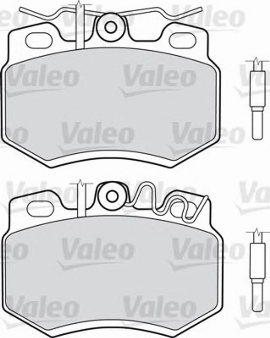 Valeo 540 504 - Brake Pad Set, disc brake autospares.lv