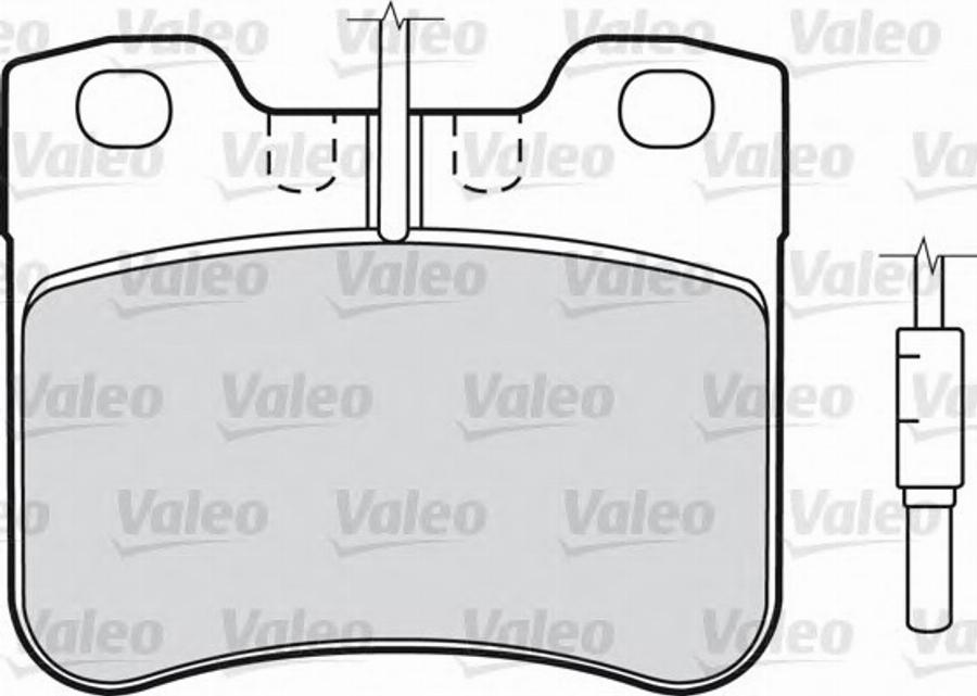 Valeo 540 501 - Brake Pad Set, disc brake autospares.lv