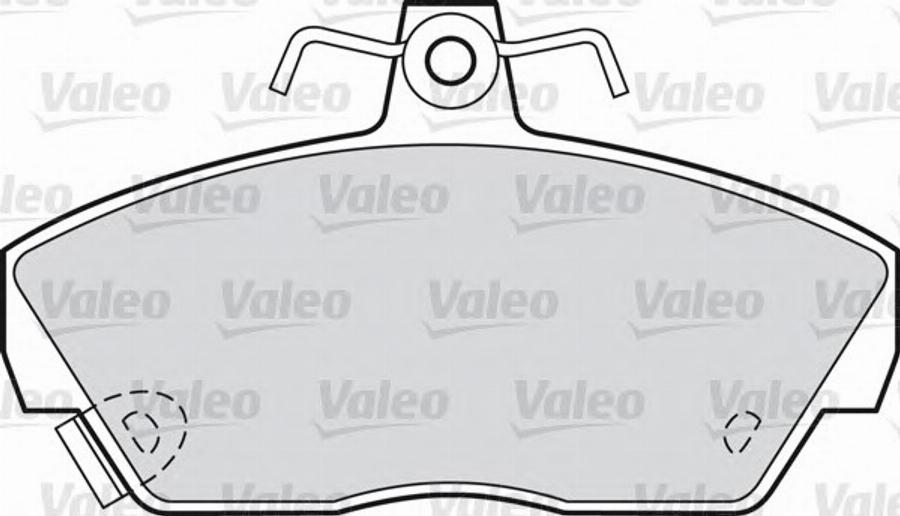 Valeo 540 536 - Brake Pad Set, disc brake autospares.lv