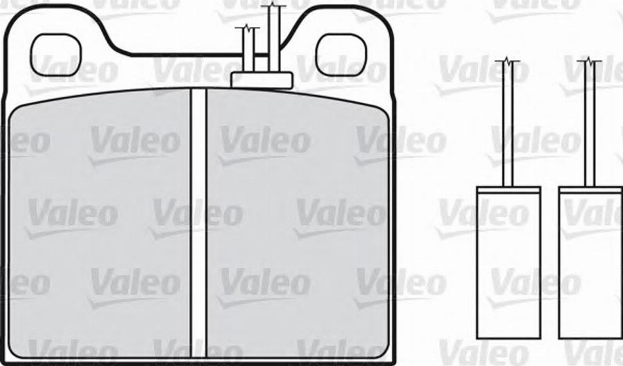 Valeo 540077 - Brake Pad Set, disc brake autospares.lv