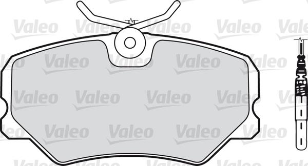 Valeo 540148 - Brake Pad Set, disc brake autospares.lv