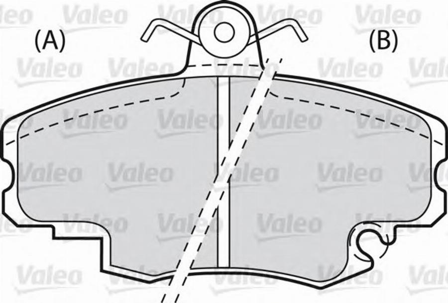 Valeo 540 143 - Brake Pad Set, disc brake autospares.lv