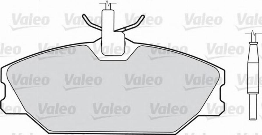 Valeo 540 154 - Brake Pad Set, disc brake autospares.lv