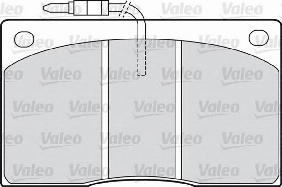 Valeo 540 101 - Brake Pad Set, disc brake autospares.lv