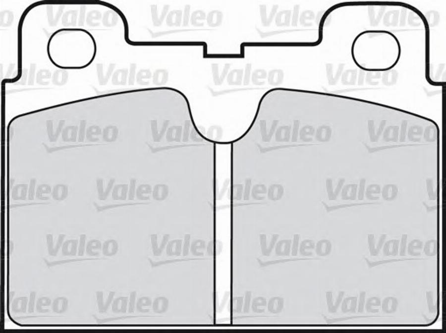 Valeo 540111 - Brake Pad Set, disc brake autospares.lv