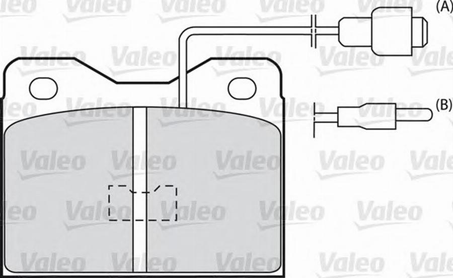 Valeo 540122 - Brake Pad Set, disc brake autospares.lv