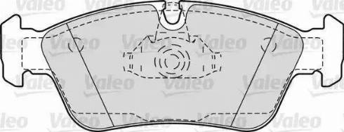 Valeo 598604 - Brake Pad Set, disc brake autospares.lv