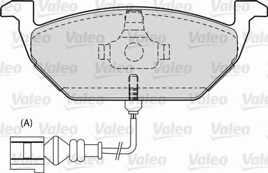 Valeo 540857 - Brake Pad Set, disc brake autospares.lv