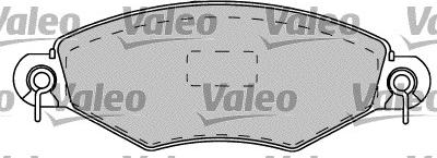 Valeo 540887 - Brake Pad Set, disc brake autospares.lv