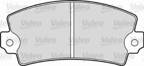 Valeo 598079 - Brake Pad Set, disc brake autospares.lv