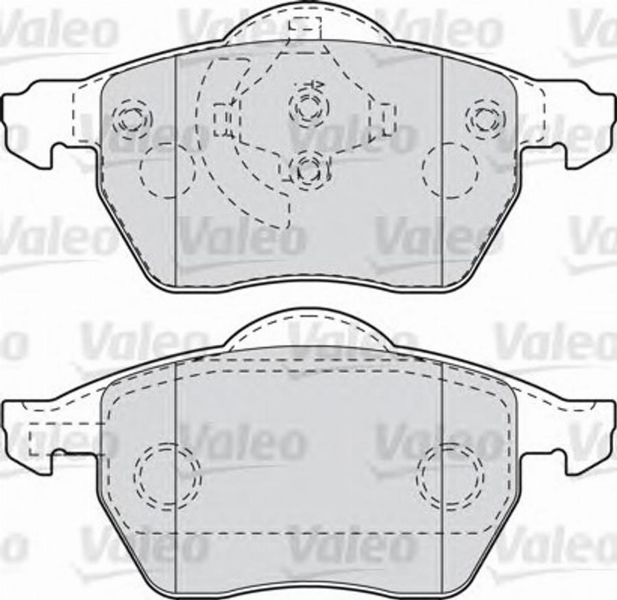 Valeo 540797 - Brake Pad Set, disc brake autospares.lv