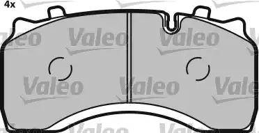 Valeo 541692 - Brake Pad Set, disc brake autospares.lv