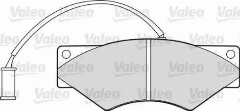Valeo 541641 - Brake Pad Set, disc brake autospares.lv