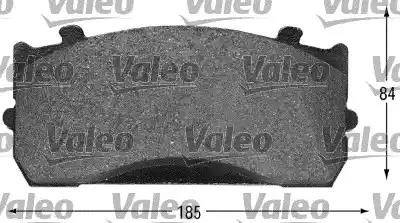 Valeo 541659 - Brake Pad Set, disc brake autospares.lv