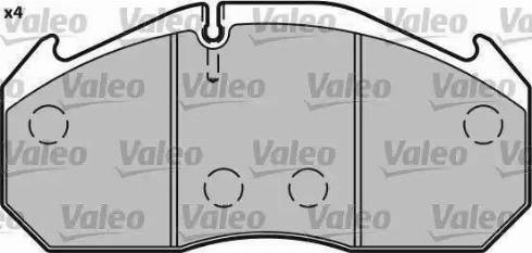 Valeo 541649 - Brake Pad Set, disc brake autospares.lv