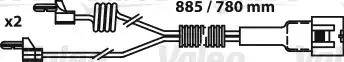 Valeo 541621 - Brake Pad Set, disc brake autospares.lv