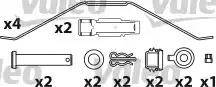 Valeo 541679 - Brake Pad Set, disc brake autospares.lv